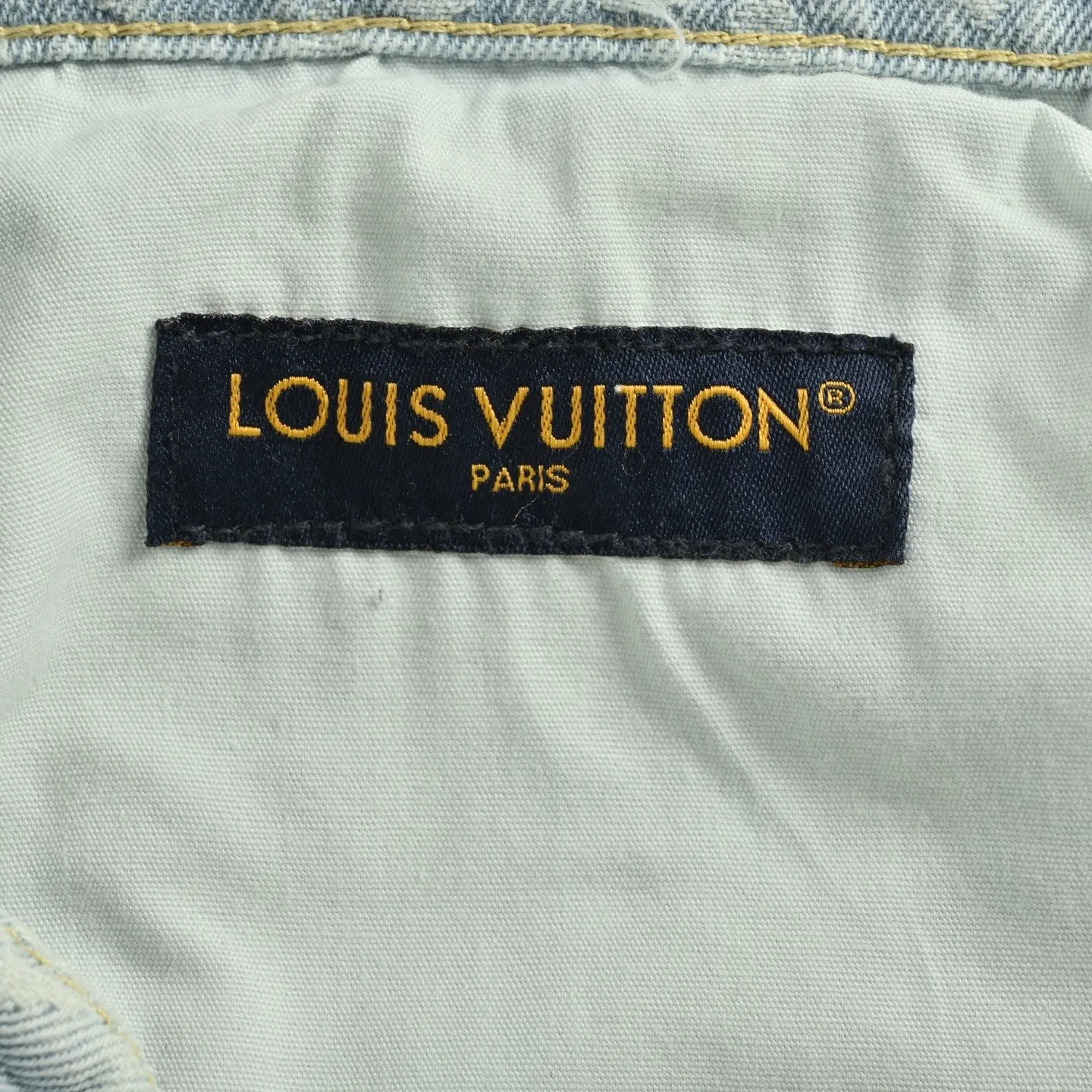 Louis Vuitton/Louis Vuitton Tyler joint style old flower jacquard embroidered jeans